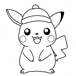 Jouluinen Pikachu Jouluhattu Paassa Varityskuva 100140-38790