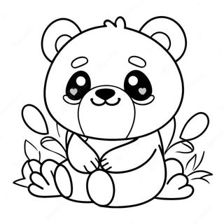 Ihana Kawaii Panda Varittamislehti 100576-39142