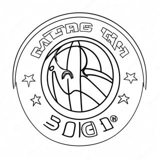 Nba-Joukkueen Logo Värityskuvat