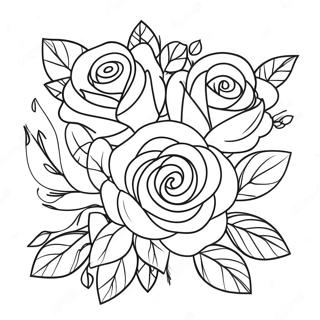 Romanttinen Ruusukimppu Varityskuva 10155 2080