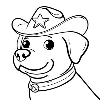 Leikkisa Sheriffi Labrador Hattu Paassa Varityskuva 101680-40106