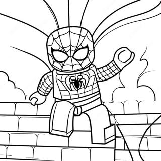 Eepinen Hamahakkimies Lego Taistelu Varityskuva Värityskuvat