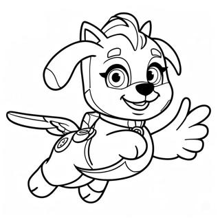 Skye Lentaa Korkealla Paw Patrolissa Varityskuva 102941 41081