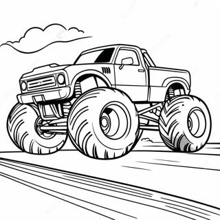 Nopea Monsteriauto Kiitamassa Soraradalla Varityskuva 10323-1183