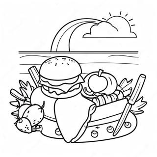 Auringonlaskupiknik Varityskuva 103610 41607