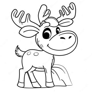 Iloinen Poro Varityskuva 103635-41626