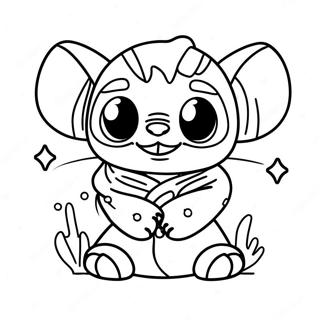 Stitch Ja Baby Yoda Varityskuva 103787-41734