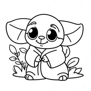 Sopo Stitch Ja Baby Yoda Varityskuva 103788-41738