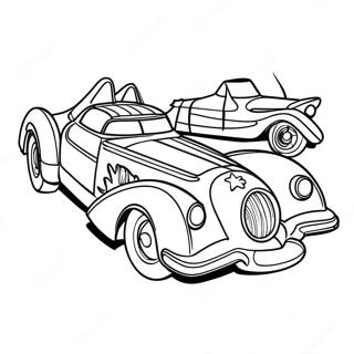 Klassinen Batmobile Toiminnassa Varityskuva 103814 41760