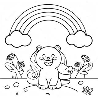 Iloinen Sateenkaariystavat Punainen Varittamissivu 104383 42210