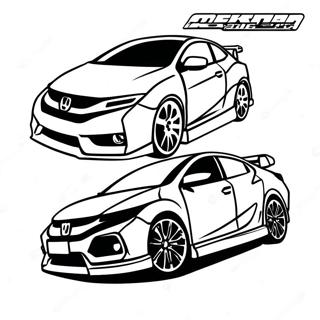 Urheilullinen Honda Civic Varityskuva 104431-42238