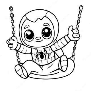 Sopo Vauva Spiderman Heilumassa Varityskuva 105537-43110