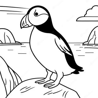 Puffin Rock Värityskuvat