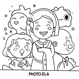 Iloinen Ela Ystavien Kanssa Varittamissivu 106799-44099