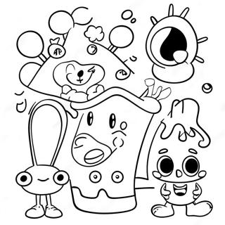 Hassut Keskiviikon Sarjakuvahahmot Varityskuva 107412-44581