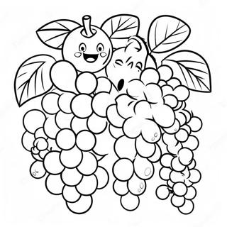 Iloiset Viinirypaleet Kasvoilla Varityssivu 107797-44886