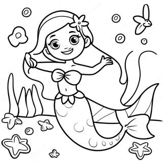 Kaunis Elsa Merenneito Koralliriutalla Varityskuva 107874 44945