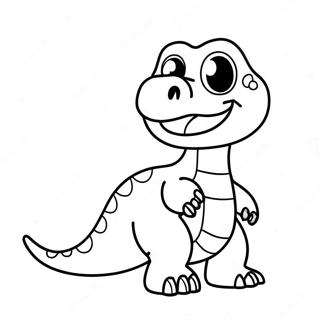 Iloinen Pop It Dinosauruksen Varittamissivu 108129-45143