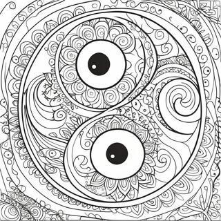 Monimutkainen Yin Yang Suunnitelman Varityskuva 108361-45313