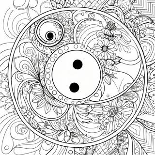 Monimutkainen Yin Yang Suunnitelman Varityskuva 108361-45314