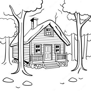 Kotoisa Tammikuun Mokki Varityskuva 108412 45356