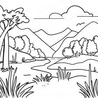 Varikas Kolumbialainen Maisema Varityskuva 108643 45536