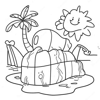 Aurinkoinen Paiva Vesipuistossa Varittamissivu 109778-46490