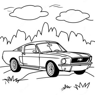 Mustang Värityskuvat