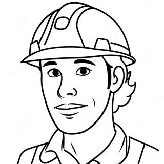 Rakennustyontekija Turvahatun Kanssa Varityskuva 110575 47103