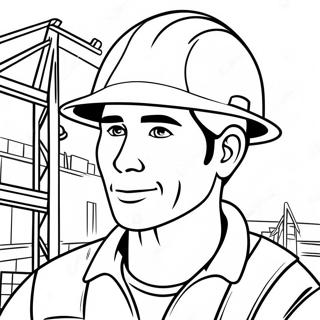 Rakennustyontekija Turvahatun Kanssa Varityskuva 110575 47104