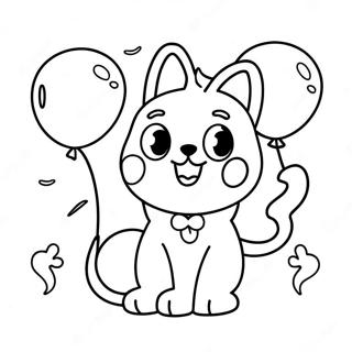 Iloiset Lol Lemmikit Ilmapallojen Kanssa Varitettava Sivun 110961 47430