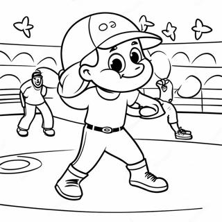 Leikkisa Pehmea Pallokohtaus Maalaus 111063-47506