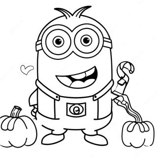 Halloween Minion Varittamissivu 111627-47939