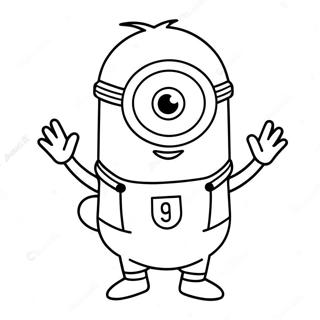 Halloween Minion Varittamissivu 111627-47940