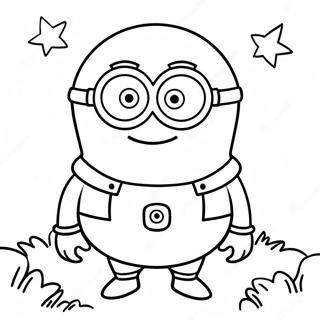 Kauhistuttava Minion Halloween Varittamissivu 111628-47941