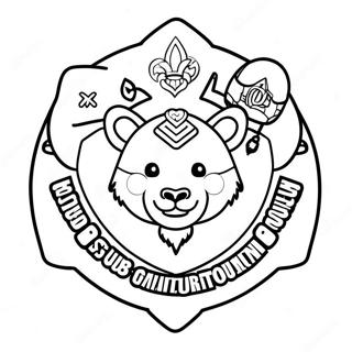 Pikku Skoutti Logo Varityssivu 111858-48120