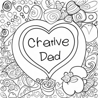 Iloista Ystävänpäivää Isälle Värityssivut
