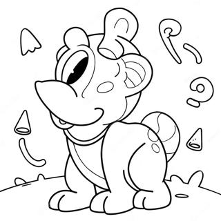 Sarjakuvamainen Numero 1 Varitettava Sivun 112524 48652