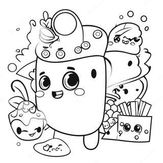 Hauskat Shopkins Asusteilla Varityskuva 11258-2370