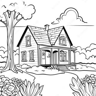 Vintage Tyylinen Maatilakuva Varityskuva 113067 49194