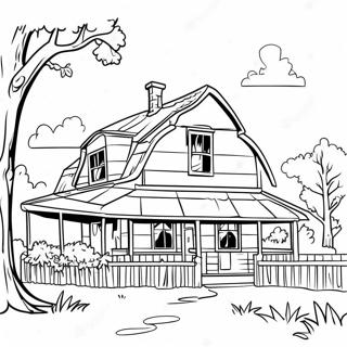 Vintage Tyylinen Maatilakuva Varityskuva 113067 49196