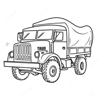 Army Truck Värityskuvat