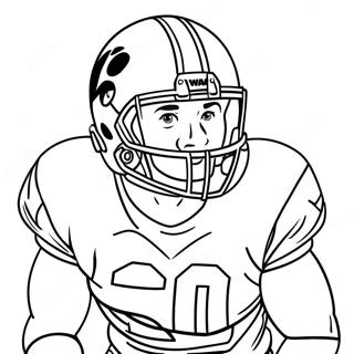 Iowa Hawkeyes Jalkapalloilija Varityskuva 113733-49710