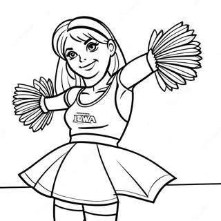 Iowa Hawkeyes Cheerleader Varityskuva 113734 49713