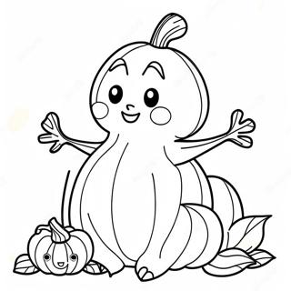 Boo Kurpitsa Varityskuva Värityskuvat