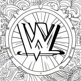 Wwe Logo Varittamissivu Värityskuvat