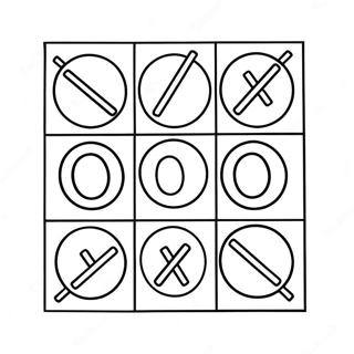 Tic Tac Toe Värityskuvat