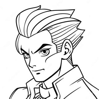 Josuke Higashikatan Ainutlaatuinen Kampaus Varityskuva 115177-50836