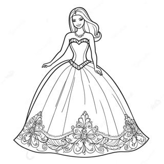 Barbie Prinsessa Saihkeassa Mekossa Varityskuva 116207-51628