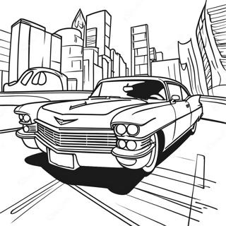 Urheilullinen Cadillac Coupe Varittamislehti 116724-52197